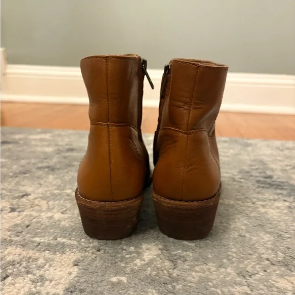 Madewell The Charley Boot in English Saddle Brown Leather, SZ 7.5 - Picture 7 of 16